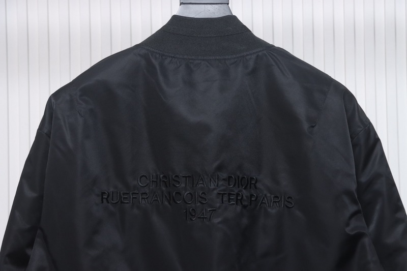 Dior 1947 logo embroidered bomber jacket