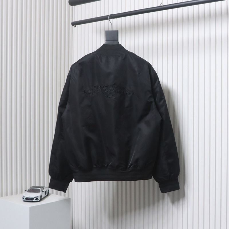 Dior 1947 logo embroidered bomber jacket