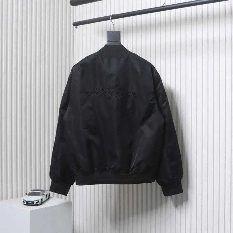 Dior 1947 logo embroidered bomber jacket