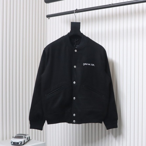Dior 24Fw graffiti signature baseball jacket
