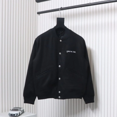 Dior 24Fw graffiti signature baseball jacket 01