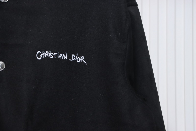 Dior 24Fw graffiti signature baseball jacket