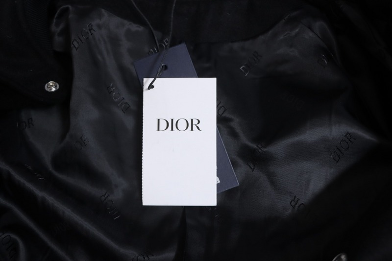 Dior 24Fw graffiti signature baseball jacket