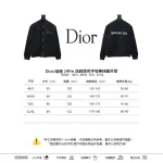 Dior 24Fw graffiti signature baseball jacket