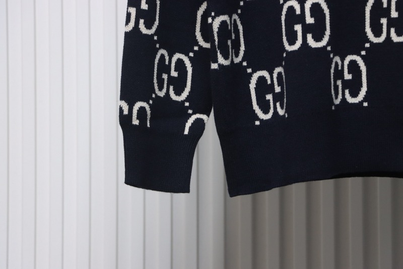 Gucci Classic Double G Jacquard Sweater