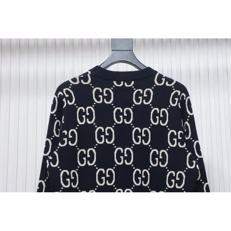 Gucci Classic Double G Jacquard Sweater