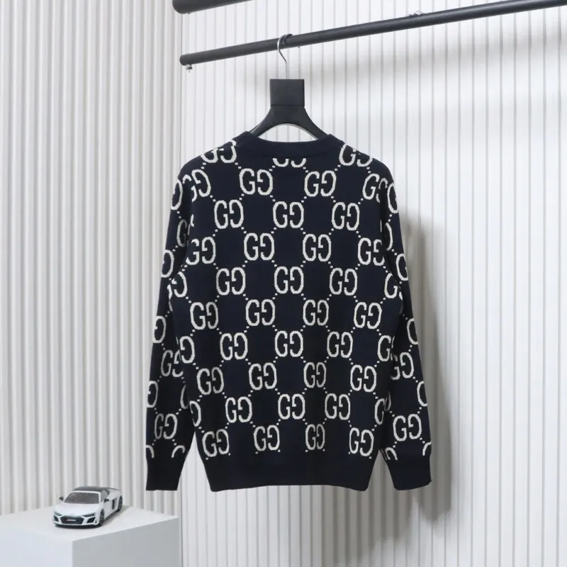 Gucci Classic Double G Jacquard Sweater