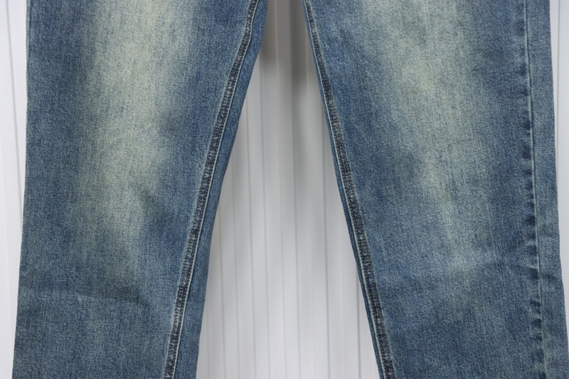 Louis Vuitton Pumpkin Embroidered Jeans
