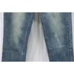 Louis Vuitton Pumpkin Embroidered Jeans