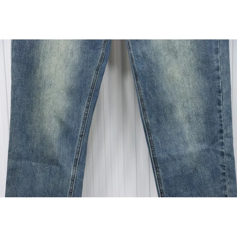 Louis Vuitton Pumpkin Embroidered Jeans