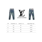 Louis Vuitton Pumpkin Embroidered Jeans