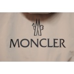 Moncler front and back letter logo padded hooded jacket