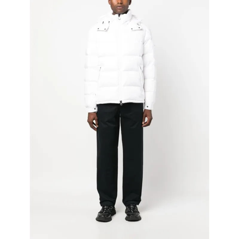 Moncler Maya hooded puffer jacket White