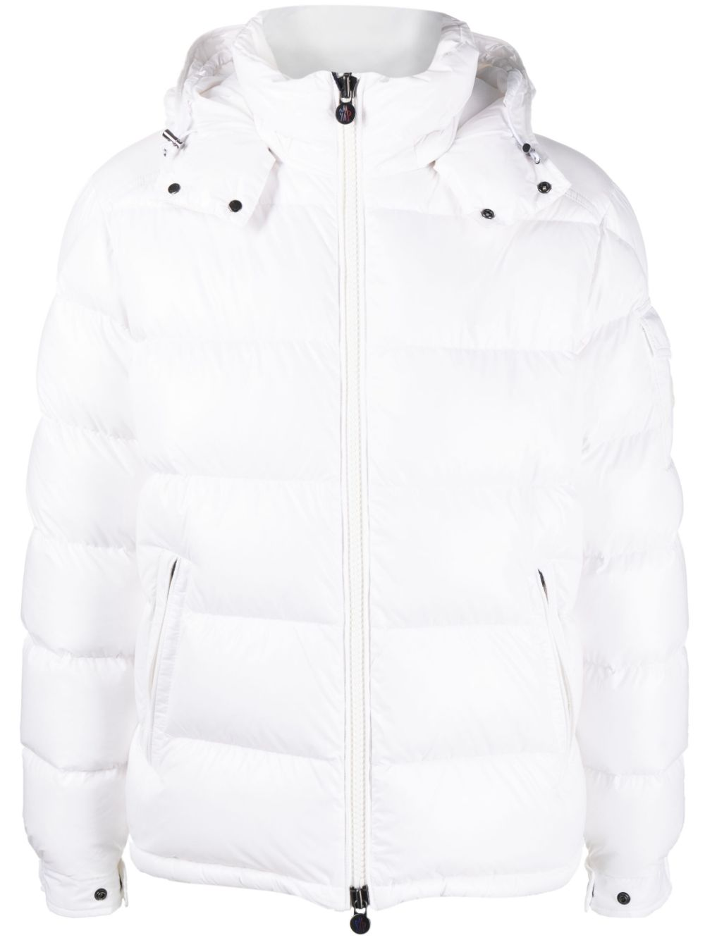 Moncler Maya hooded puffer jacket White