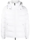 Moncler Maya hooded puffer jacket White