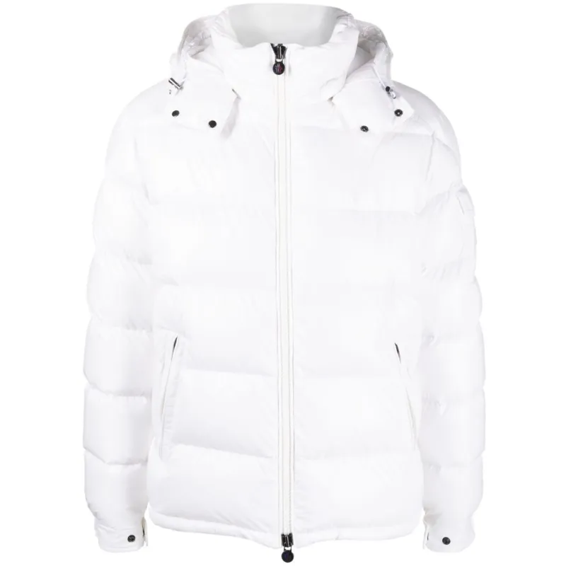 Moncler Maya hooded puffer jacket White