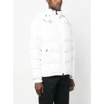 Moncler Maya hooded puffer jacket White