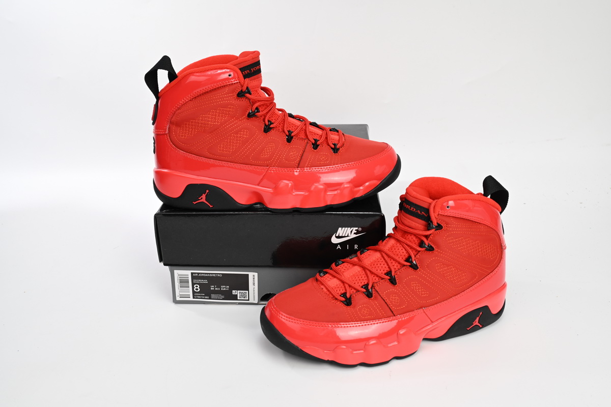 PK God Batch Air Jordan 9 “Chile Red” CT8019-060