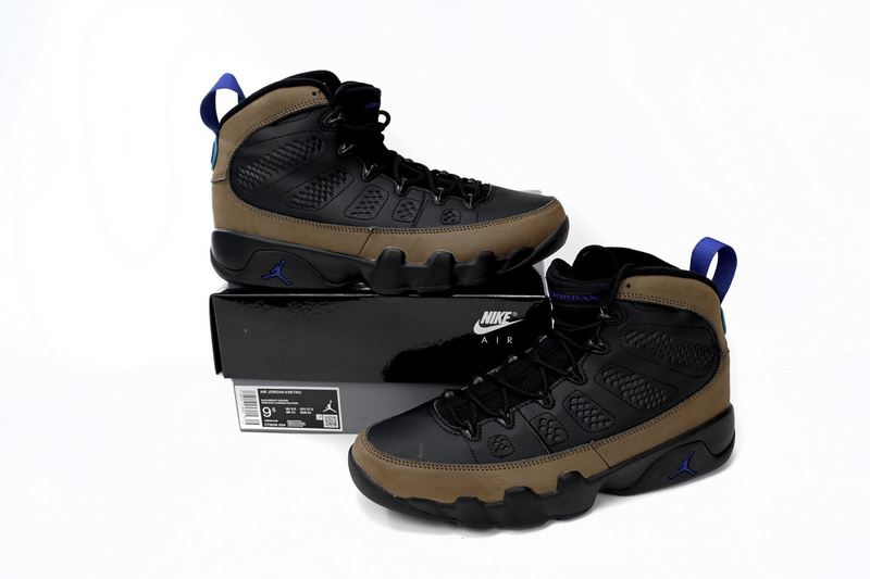 PK God Batch Air Jordan 9 “Olive Concord”Black Brown CT8019-034