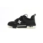 PK God Batch Louis Vuitton Skate Sneaker Black 51BCOLRB