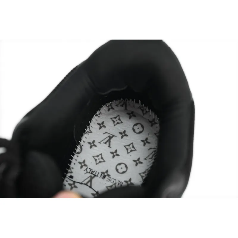 PK God Batch Louis Vuitton Skate Sneaker Black 51BCOLRB