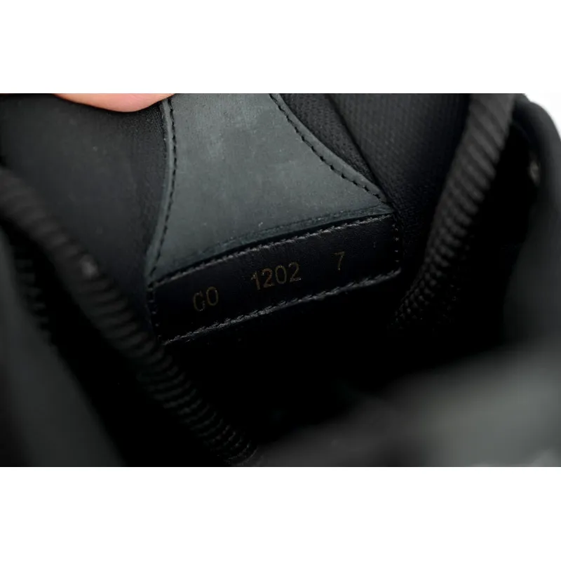 PK God Batch Louis Vuitton Skate Sneaker Black 51BCOLRB