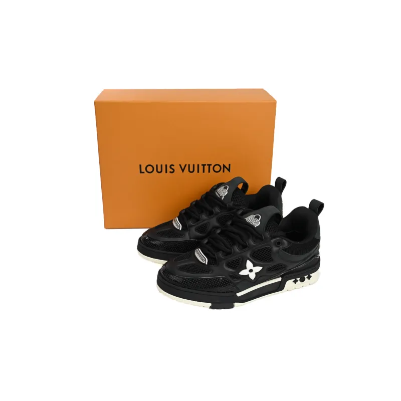 PK God Batch Louis Vuitton Skate Sneaker Black 51BCOLRB