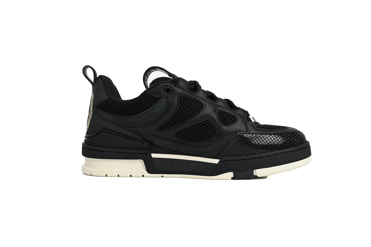 PK God Batch Louis Vuitton Skate Sneaker Black 51BCOLRB