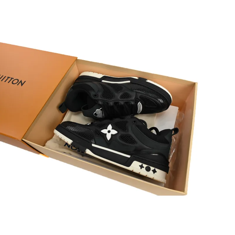 PK God Batch Louis Vuitton Skate Sneaker Black 51BCOLRB