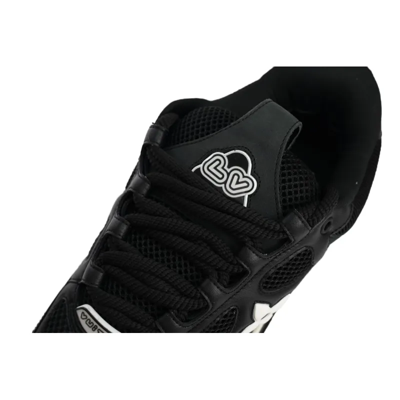 PK God Batch Louis Vuitton Skate Sneaker Black 51BCOLRB