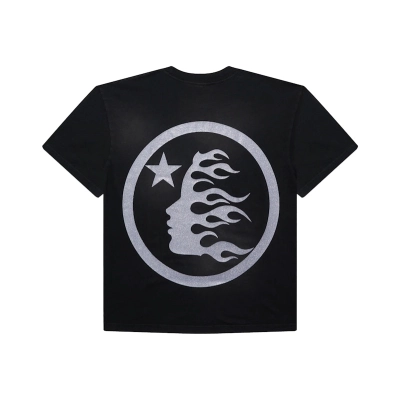 Hellstar Classic Glitter Logo T-shirt Black 02