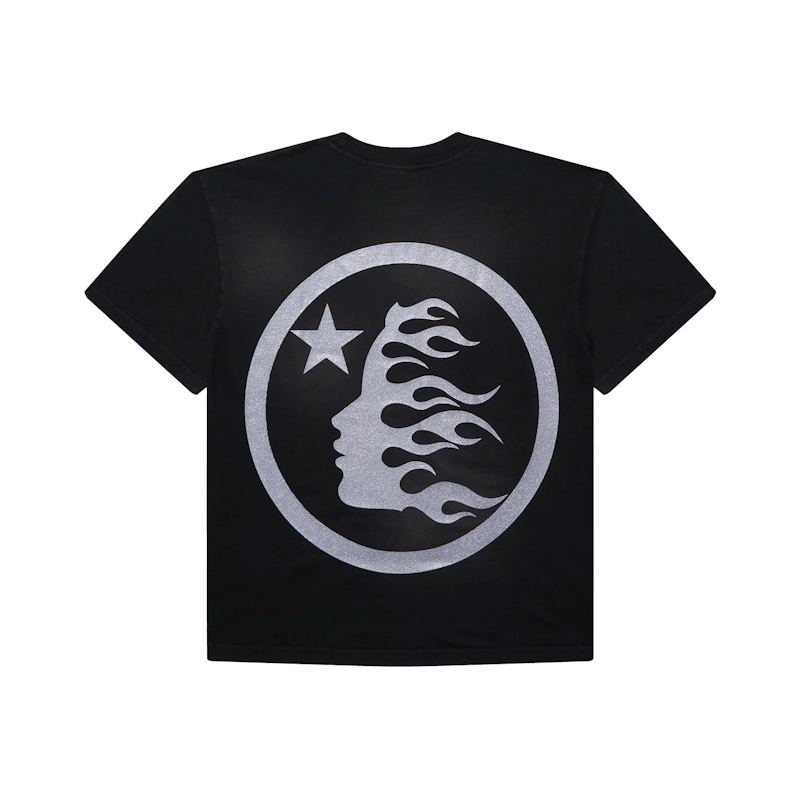 Hellstar Classic Glitter Logo T-shirt Black