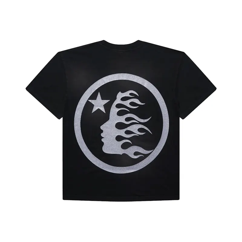 Hellstar Classic Glitter Logo T-shirt Black