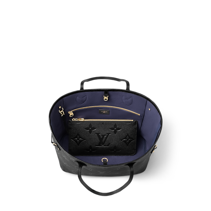 Louis Vuitton Neverfull MM Black Monogram Empreinte