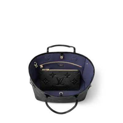 Louis Vuitton Neverfull MM Black Monogram Empreinte 02