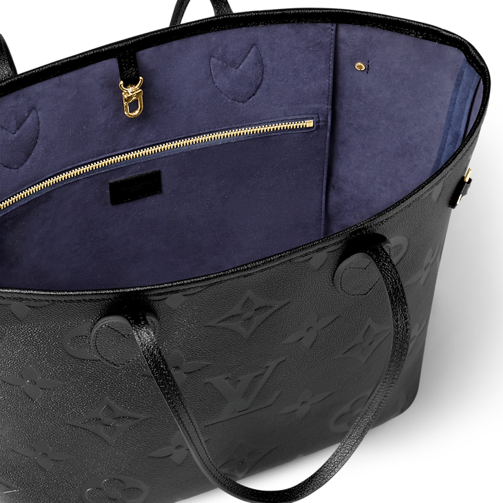 Louis Vuitton Neverfull MM Black Monogram Empreinte