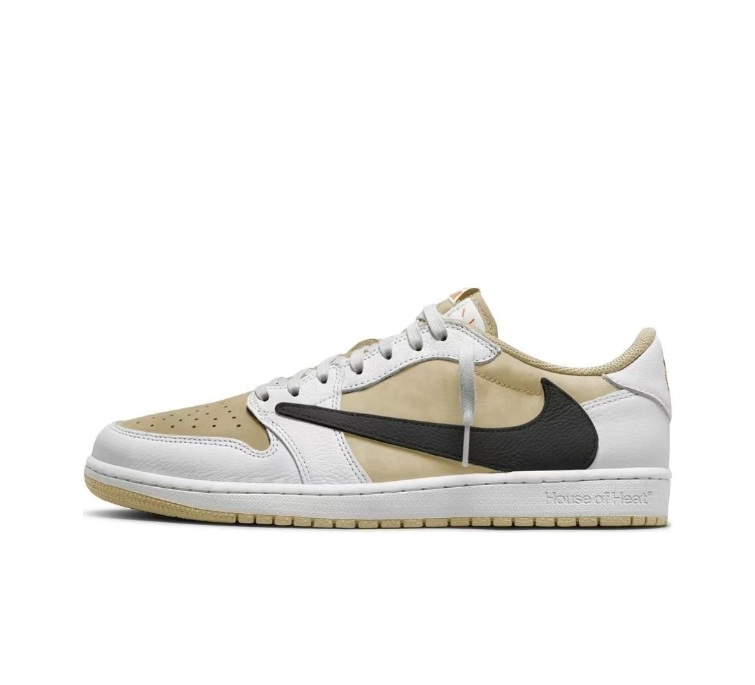 PK God Batch Travis Scott x Air Jordan 1 Low “Pale Vanilla”