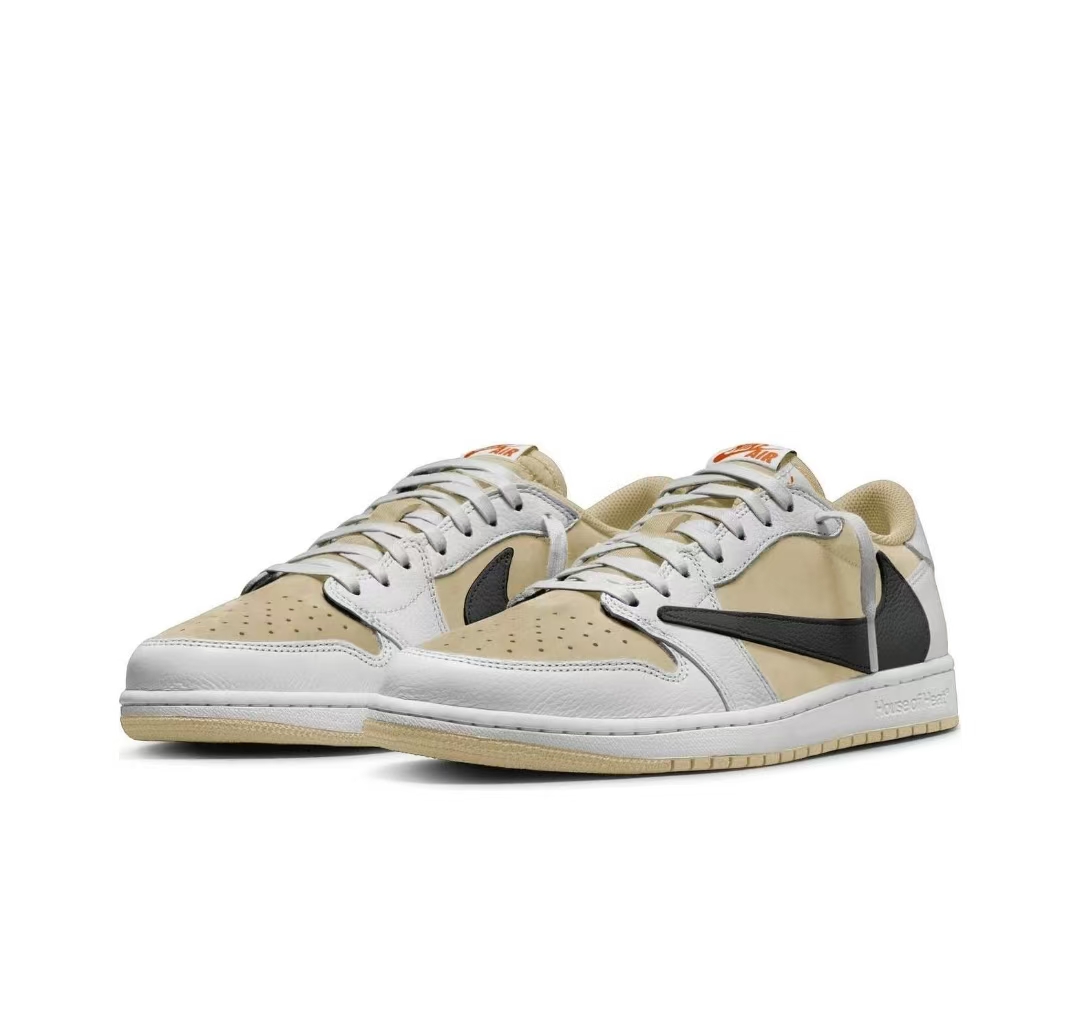 PK God Batch Travis Scott x Air Jordan 1 Low “Pale Vanilla”