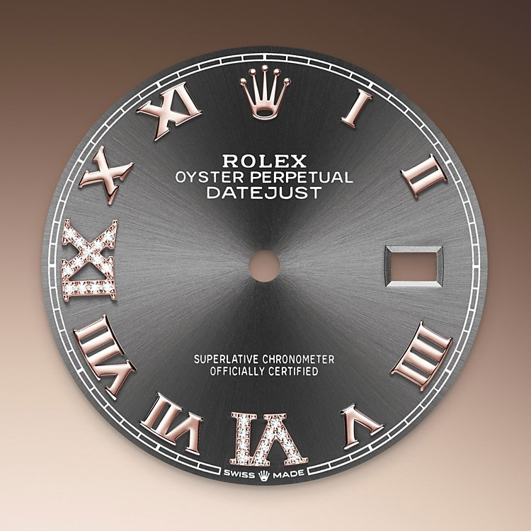 PKStockX Rolex Datejust 36 Oyster-36 mm-Oystersteel and Everose gold and Diamonds Reference 126281RBR m126281RBR-0011