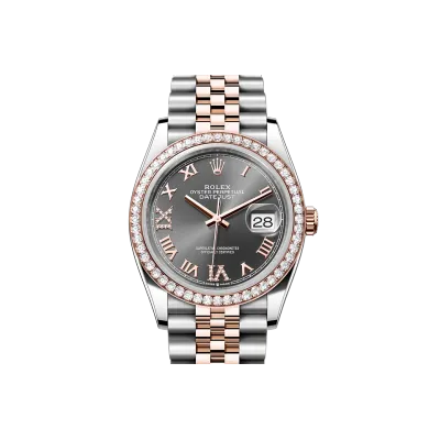PKStockX Rolex Datejust 36 Oyster-36 mm-Oystersteel and Everose gold and Diamonds Reference 126281RBR m126281RBR-0011 01