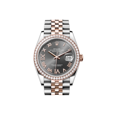PKStockX Rolex Datejust 36 Oyster-36 mm-Oystersteel and Everose gold and Diamonds Reference 126281RBR m126281RBR-0011 01