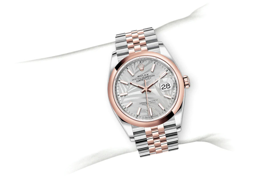 PKStockX Rolex Datejust 36 Oyster-36 mm-Oystersteel and Everose Gold Reference 126201 m126201-0031