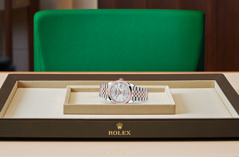 PKStockX Rolex Datejust 36 Oyster-36 mm-Oystersteel and Everose Gold Reference 126201 m126201-0031
