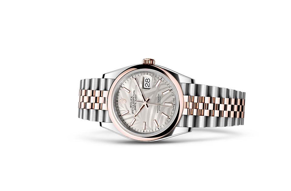 PKStockX Rolex Datejust 36 Oyster-36 mm-Oystersteel and Everose Gold Reference 126201 m126201-0031