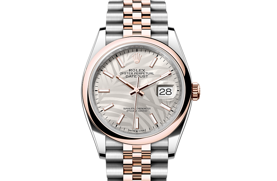 PKStockX Rolex Datejust 36 Oyster-36 mm-Oystersteel and Everose Gold Reference 126201 m126201-0031