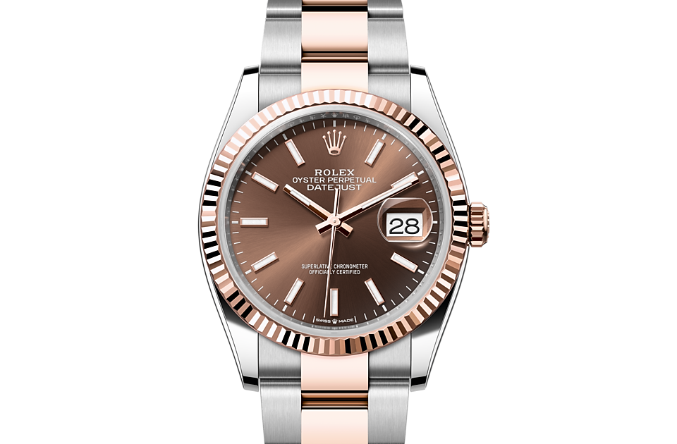 PKStockX Rolex Datejust 36 Oyster-36 mm-Oystersteel and Everose Gold Reference 126231 m126231-0044