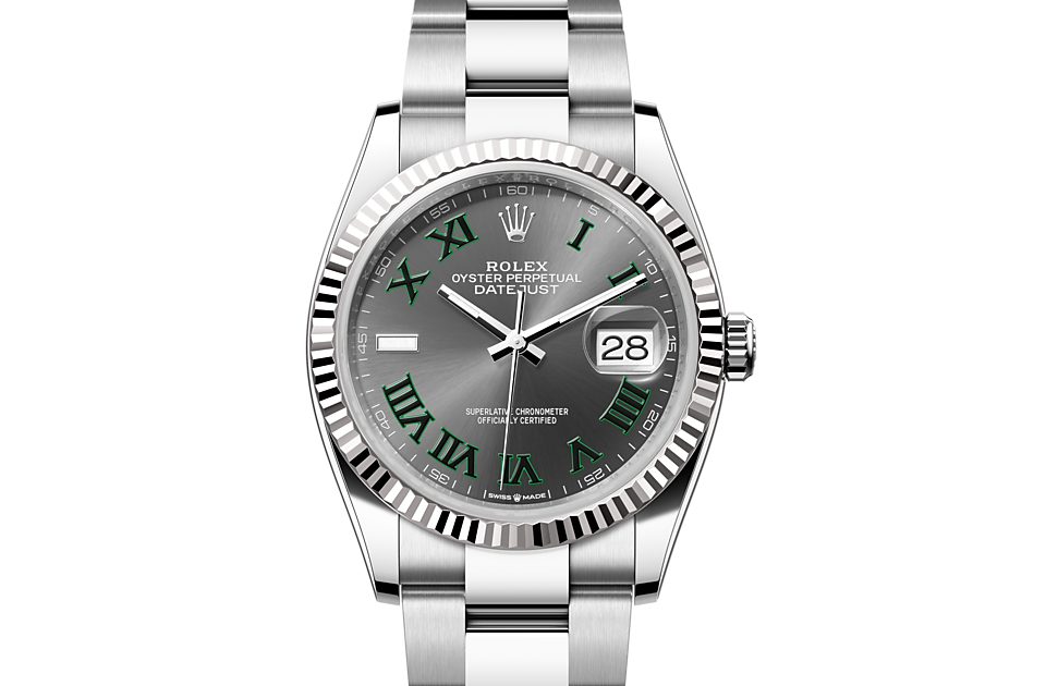 PKStockX Rolex Datejust 36 Oyster-36 mm-Oystersteel and White Gold Reference 126234 m126234-0046