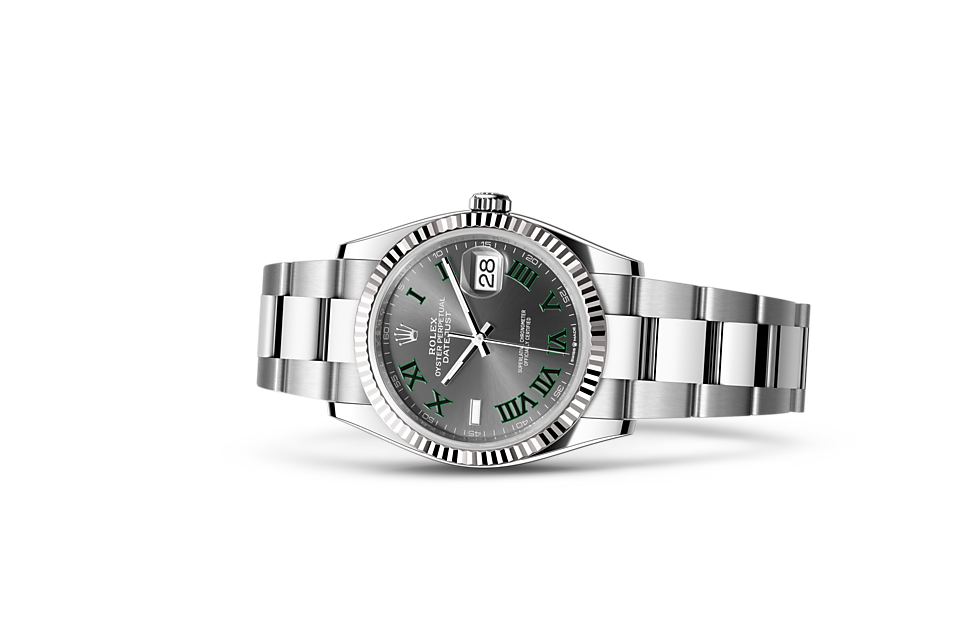 PKStockX Rolex Datejust 36 Oyster-36 mm-Oystersteel and White Gold Reference 126234 m126234-0046