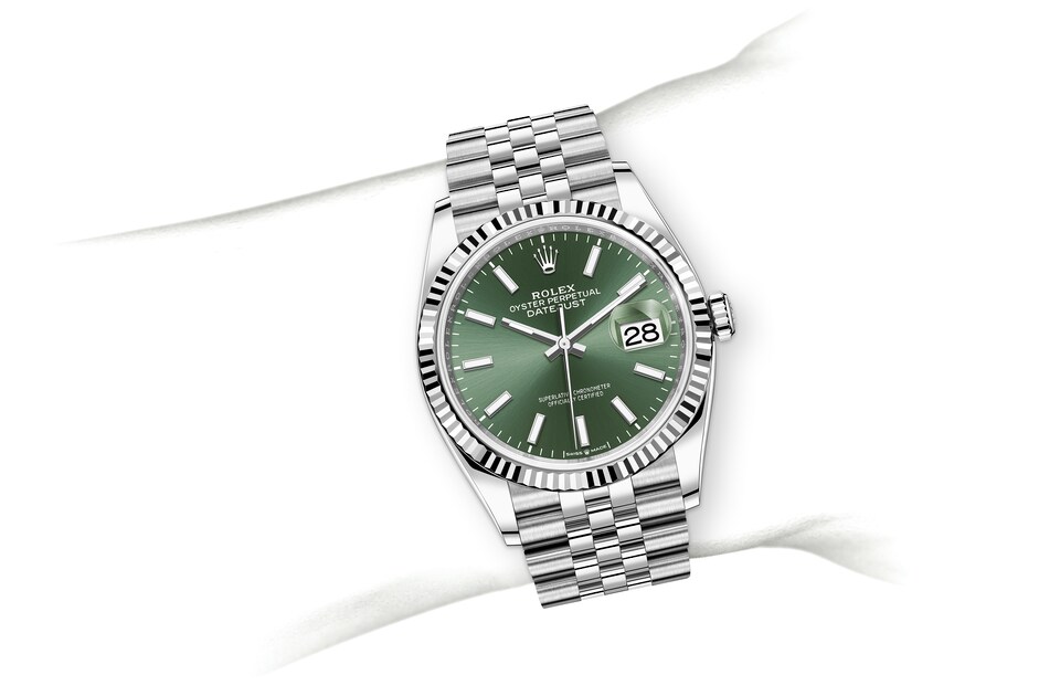 PKStockX Rolex Datejust 36 Oyster-36 mm-Oystersteel and White Gold Reference 126234 m126234-0051