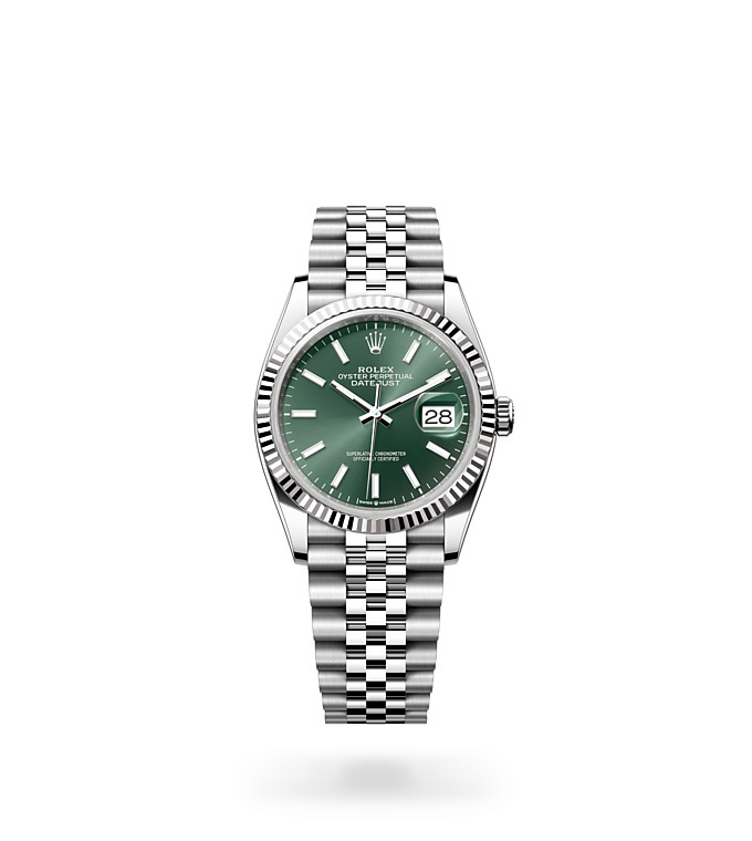 PKStockX Rolex Datejust 36 Oyster-36 mm-Oystersteel and White Gold Reference 126234 m126234-0051